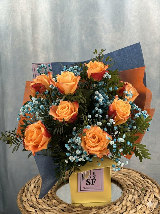 Ramo de Rosas Naranjas