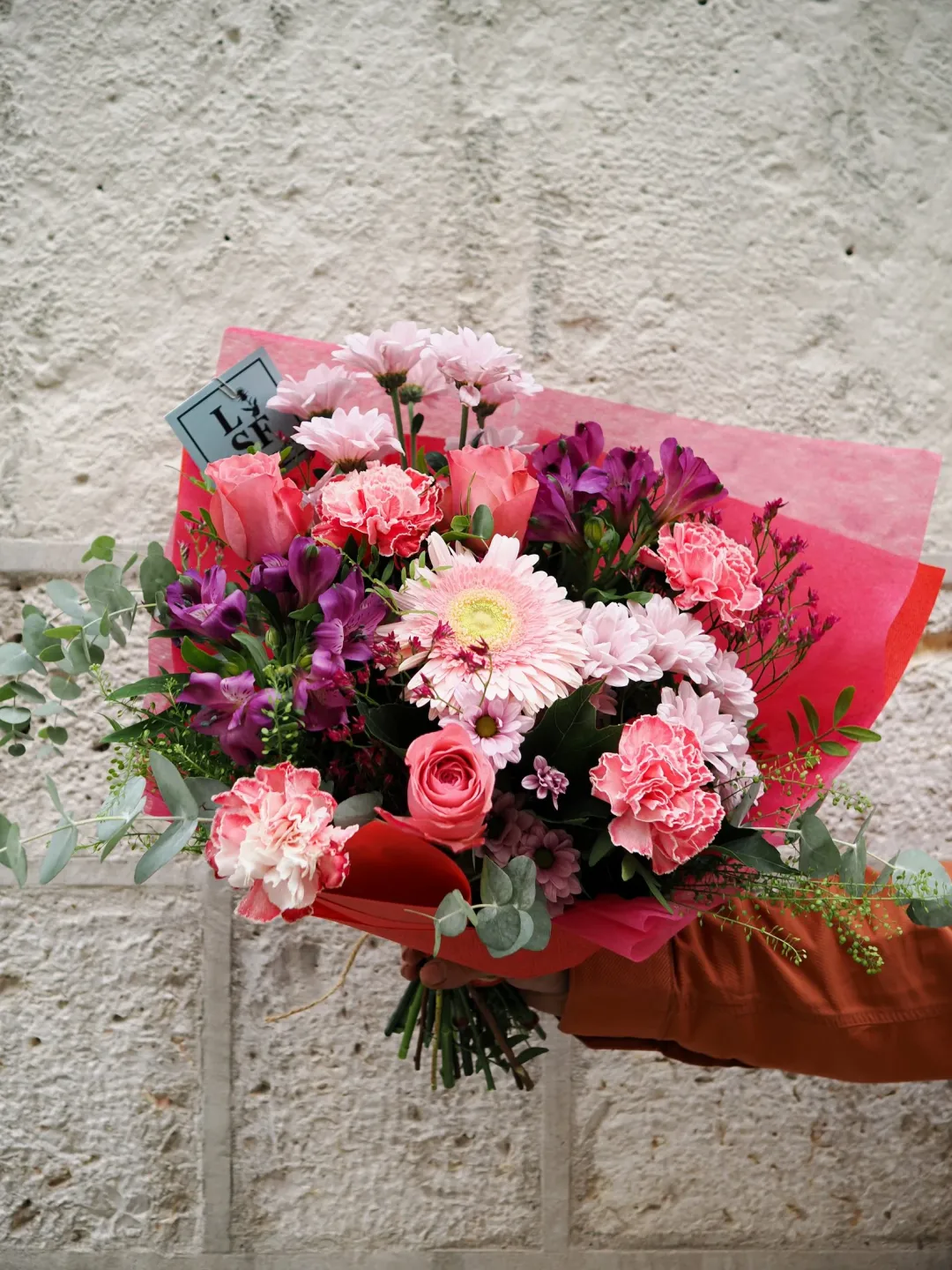 Ramo Tonos Rosas con Rosas