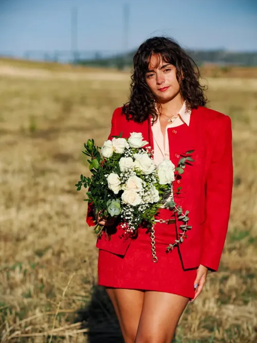Ramo de rosas blancas de La Señora Flores