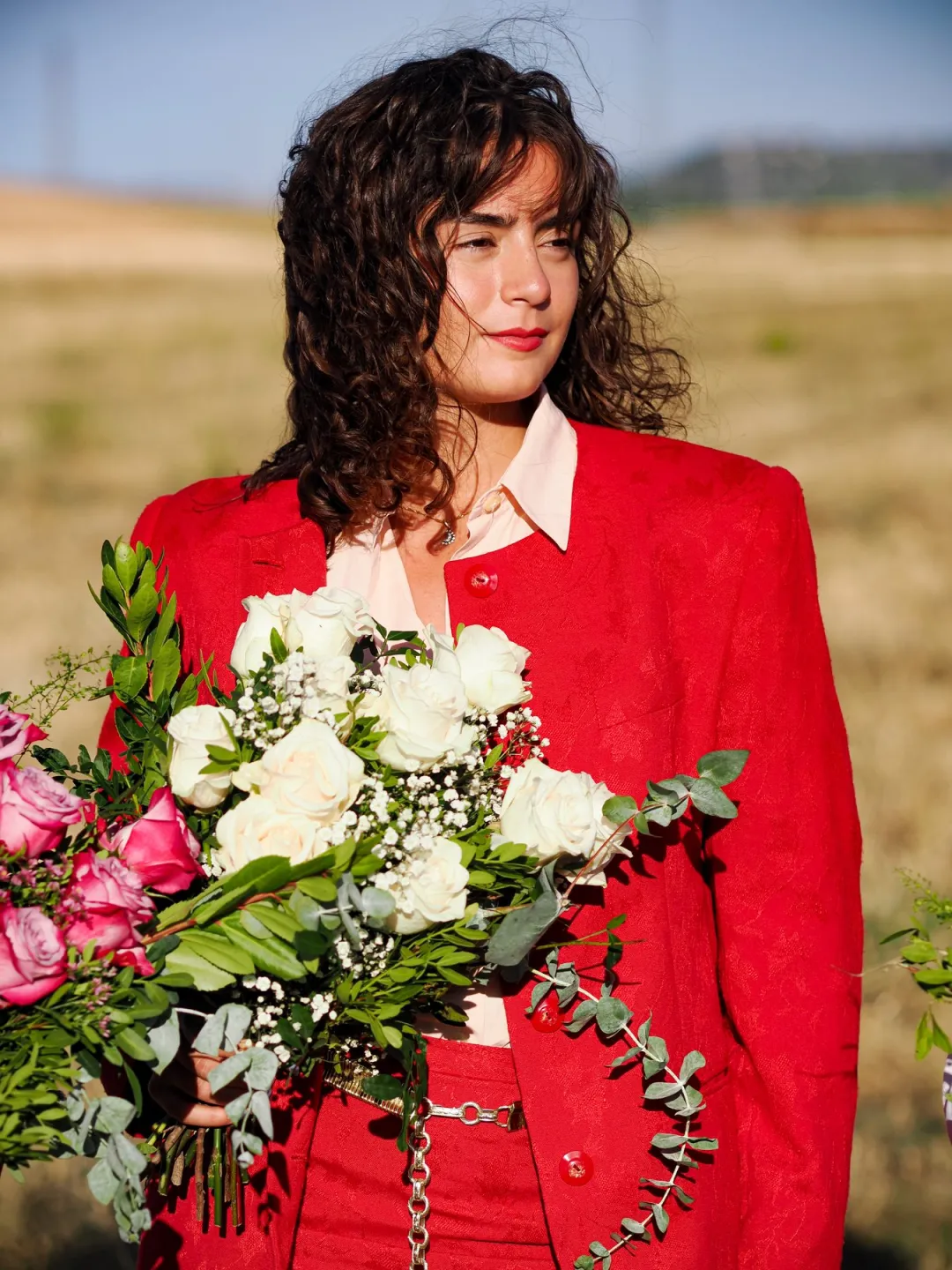 Ramo de rosas blancas de La Señora Flores